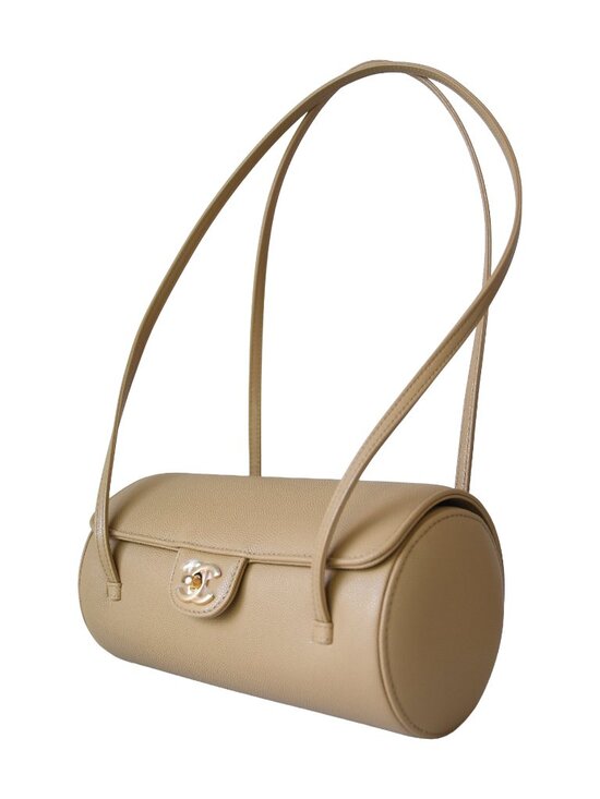 Chanel Preppy Coco Small Bowling Bag Beige - Picture 3 of 4
